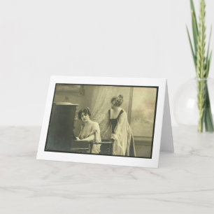 Festiva Tarjeta lesbiana del el día de San Valentín del