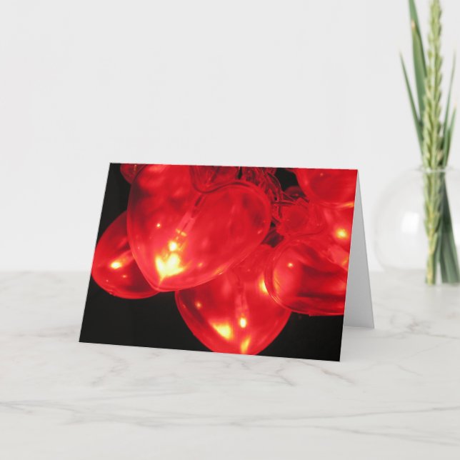 Festiva Tarjeta ligera del corazón (Anverso)