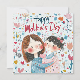 Festiva Tarjeta linda del Día de la Madre