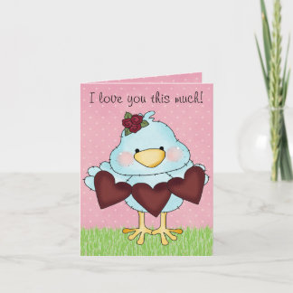 Festiva Tarjeta linda del el día de San Valentín para los