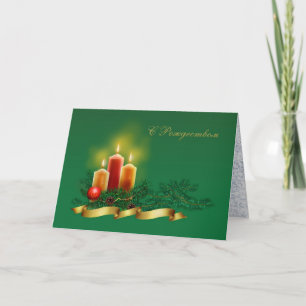Festiva Tarjeta mágica para Navidades calientes de Rusia