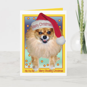 Festiva Tarjeta   Malos Navidades de Santa Woofing
