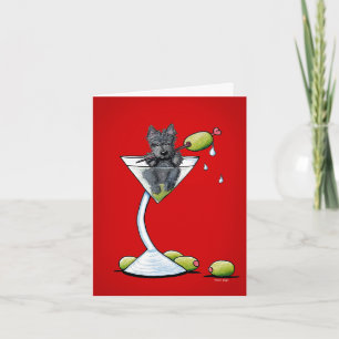 Festiva Tarjeta Martini de Escocia