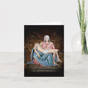 FESTIVA TARJETA MICHELANGELO PIETA