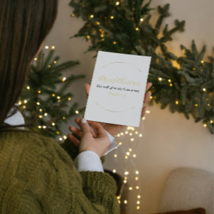 Festiva Tarjeta miniatura de verso de la Biblia de Feliz N