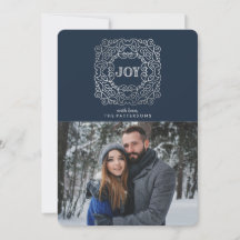 Tarjeta moderna de la foto del día de fiesta de la