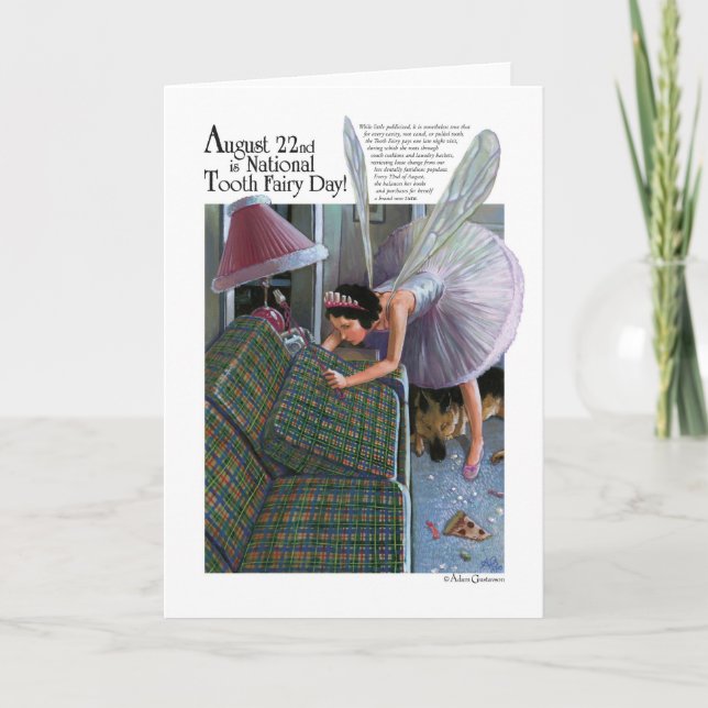 Festiva Tarjeta nacional de día para hadas (Anverso)