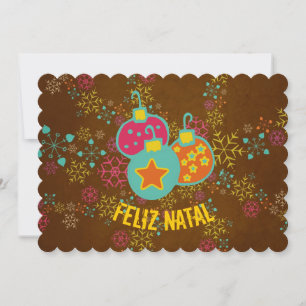 Festiva Tarjeta natal de los días de fiesta de los