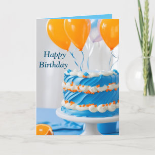 Festiva Tarjeta navideña de cumpleaños