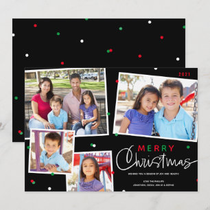 Festiva Tarjeta navideña de ferias navideñas para Collages