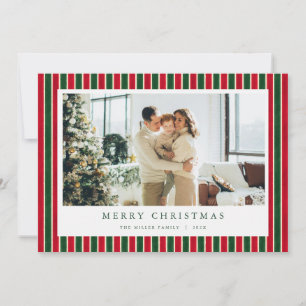 Festiva Tarjeta navideña de fotos para Navidades de las fr