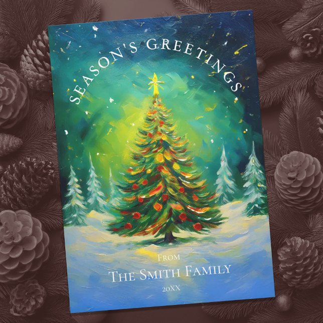 Festiva Tarjeta navideña de vacaciones (Subido por el creador)