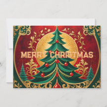 Tarjeta navideña de vacaciones