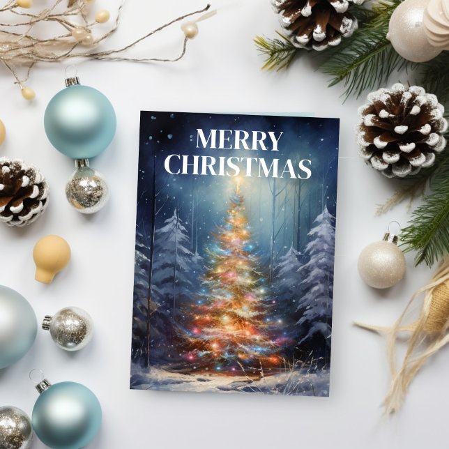 Festiva Tarjeta navideña decorada (Subido por el creador)