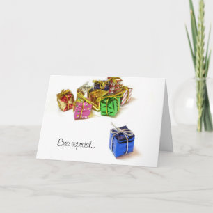 Festiva Tarjeta Navideña "Eres especial"