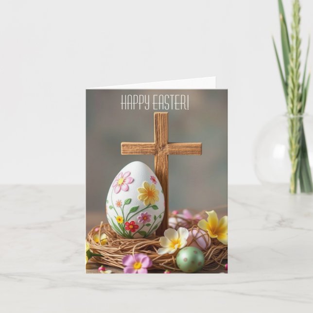 Festiva Tarjeta navideña feliz (Anverso)