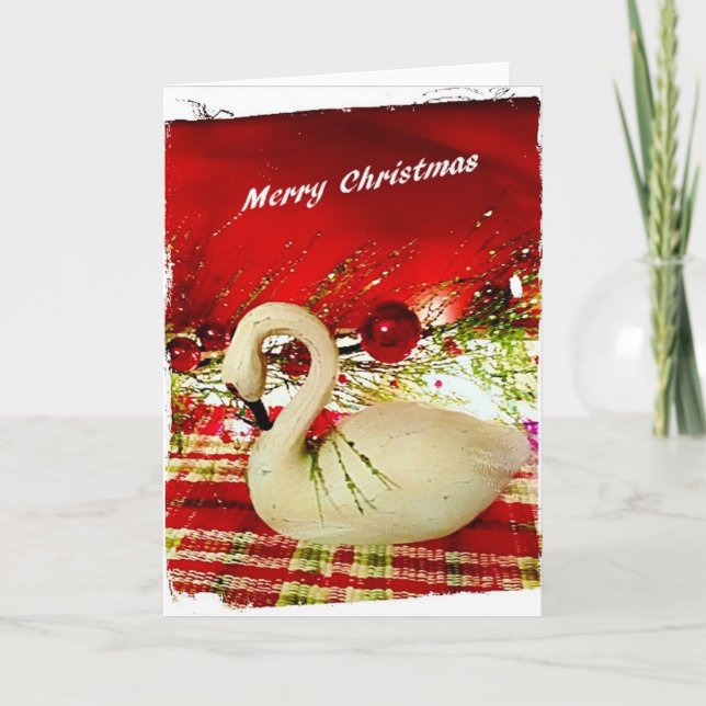 Festiva Tarjeta navideña Goose Merry (Anverso)