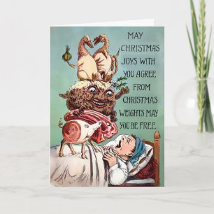Festiva Tarjeta navideña Joys para Navidades de Victoria
