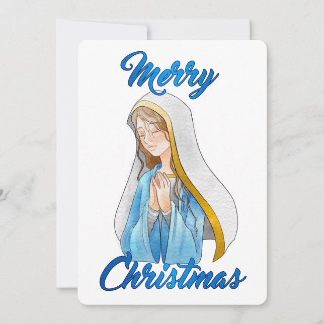 Festiva Tarjeta navideña Merry (Anverso)