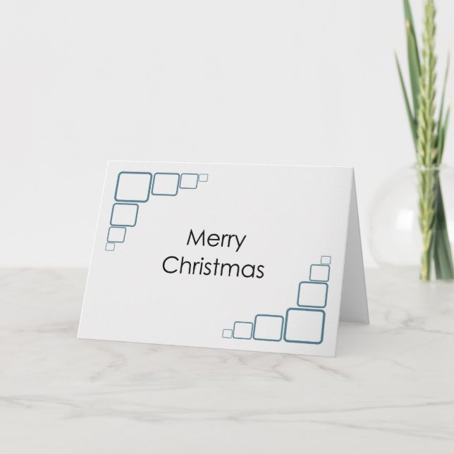 Festiva Tarjeta navideña Merry (Anverso)