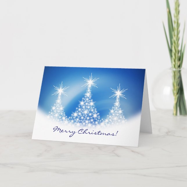 Festiva Tarjeta navideña Merry (Anverso)