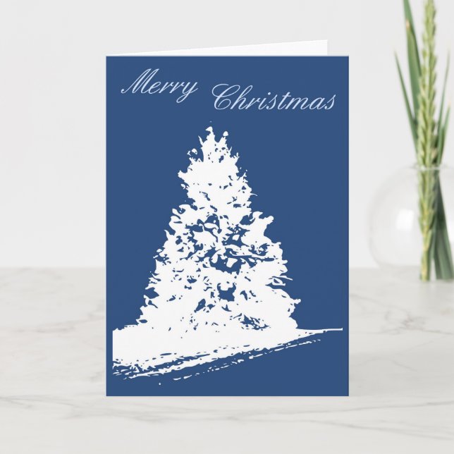 Festiva Tarjeta navideña Merry (Anverso)