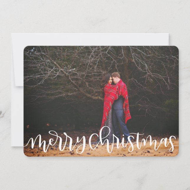 Festiva Tarjeta navideña Merry (Anverso)