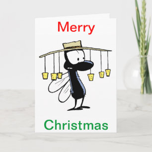 Festiva Tarjeta navideña Merry, Personalizado de vuelo aus