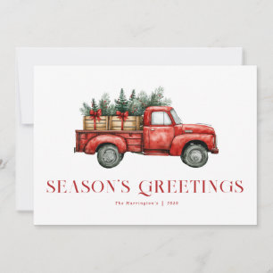 Festiva Tarjeta navideña para Navidades de la temporada de