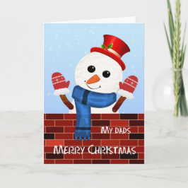 Festiva Tarjeta navideña para Navidades de mi papá