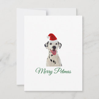 Festiva Tarjeta navideña para Navidades de perro de Merry 