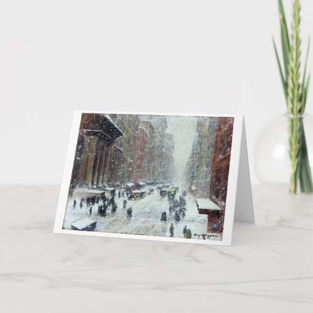 Festiva Tarjeta navideña vintage (Anverso)