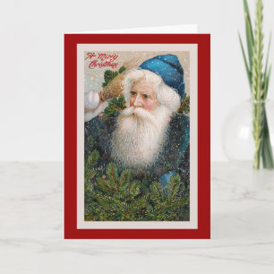 Festiva Tarjeta navideña vintage "Feliz Navidad"
