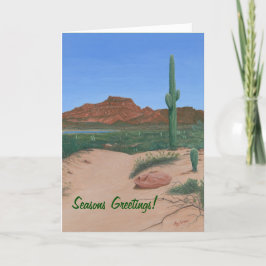 Festiva Tarjeta navideña "You Rock My World" Tema del Suro