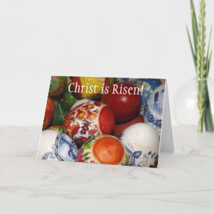Festiva Tarjeta Ortodoxa de Pascua/Pascha