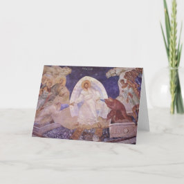 Festiva Tarjeta ortodoxa de pascua/pascua