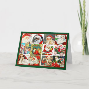 Festiva Tarjeta para muchos amigos de la vieja usanza - Na