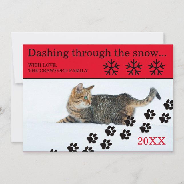 Festiva Tarjeta para Navidades 3x5 (Anverso)