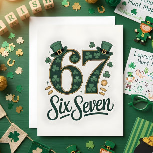 Festiva Tarjeta para niños del meme del día de San Patrici