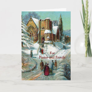 Festiva Tarjeta para pastores y Navidades de la Iglesia de