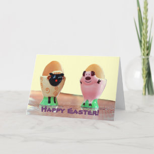 Festiva Tarjeta para portadores de huevos de Pascua