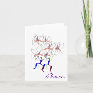 Festiva Tarjeta "Paz" - Personalizada