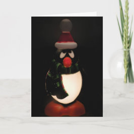 Festiva Tarjeta Penguin "Happy Holidays"