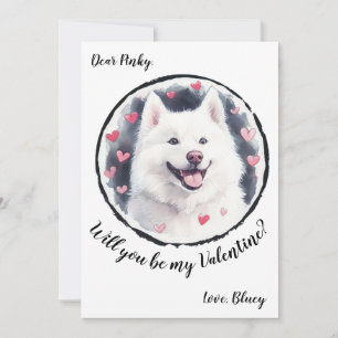 Festiva Tarjeta personalizable del Día de San Valentín Sam