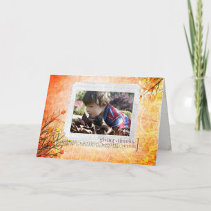 Festiva Tarjeta personalizada acción de gracias