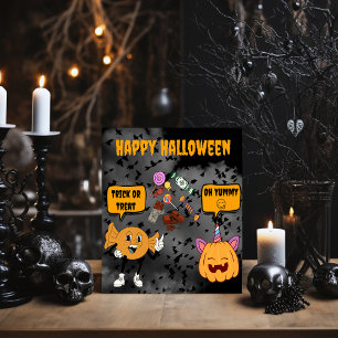 Festiva Tarjeta personalizada de Feliz Halloween