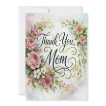 Tarjeta personalizada de flores, foto y texto para