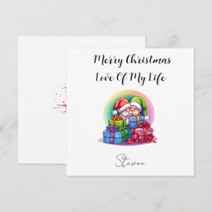 Festiva Tarjeta personalizada de Navidades de orgullo