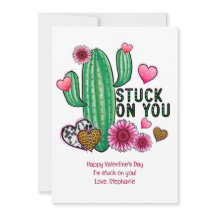 Tarjeta personalizada de San Valentín con corazón 