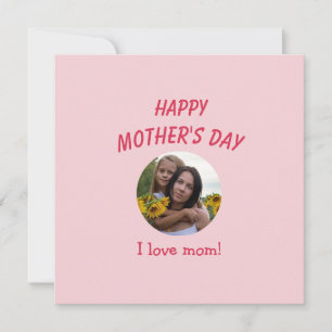 Festiva Tarjeta personalizada del Día de la Madre